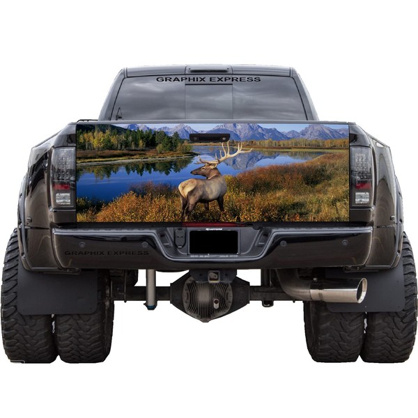 GRAPHIX EXPRESS Truck Tailgate Wrap for Pickup Trucks (T79 Deer