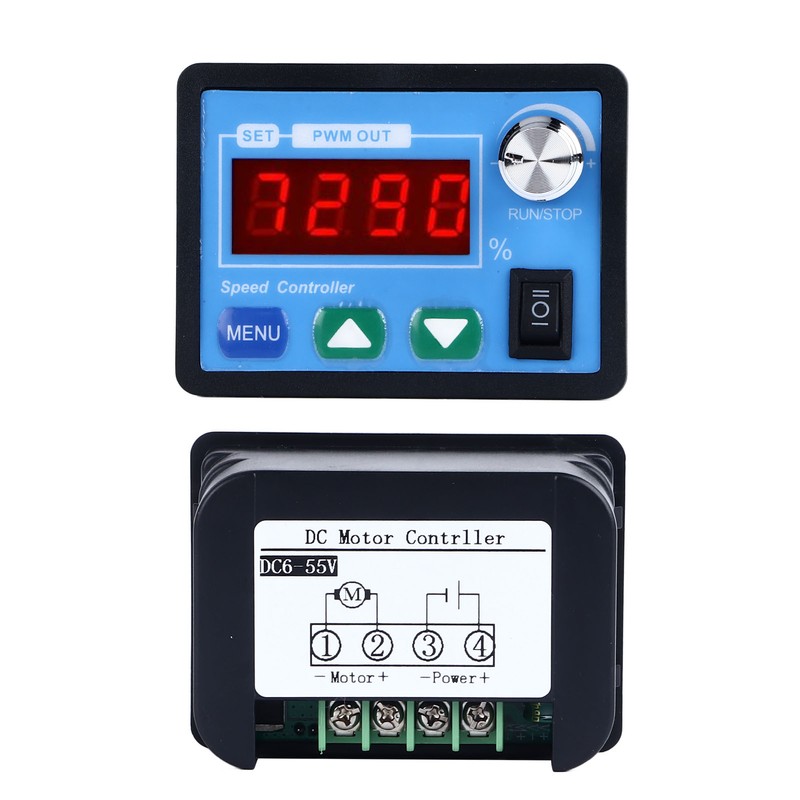DC Motor Speed Controller PWM Brushed CW CCW Digital Display