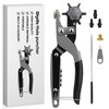 Hole Punch Tool Set with Storage, Diyife Multi-Function Revolving Punch
