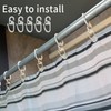 High-quality clip-on hooks with 6 mm eyelet crystal clear folding