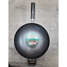 Leaderware Marble Coated Aluminum Nonstick Wok pan, 12-inch /  30CM