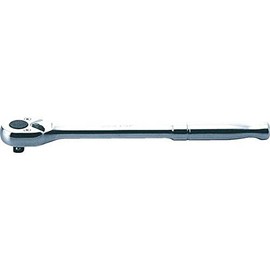 Koken 1/4 (6.35 mm) SQ. Long Ratchet Handle (Polished Grip), Total Length 6.3 inches (160 mm), 2753P-160