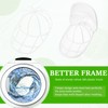 RHAIQBVC 2Pcs Baseball Cap Washing Cage ABS Frame Hat Washing