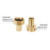 Truper CFM-5/8B, Conectores macho y hembra 5/8", de latón sólido
