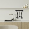 Livabber Industrial Pipe Towel Bar, Rustic Iron Decor Bathroom Hardware