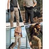 FREE SOLDIER Men's Water Resistant Pants Relaxed Fit Tactical Combat