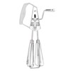 Dual Rotary Hand Egg Beater, Stainless Steel Rotary Hand Whisk