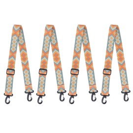 4pcs Ski and Snowboard Boot Carrier Strap Adjustable Thickened Nylon Ice Skates Shoulder Sling Blue Yellow 90cm