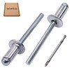 SKIR'CO (Pack of 50) Aluminium Blind Rivets 5.0 x 10
