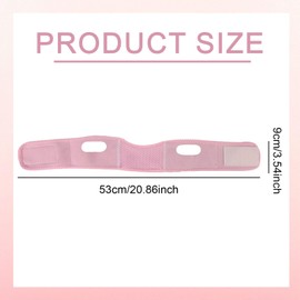 AYNKH Wiederverwendbare V-Förmige Lifting-Maske mit Kinnriemen, Verstellbares Straffungsband, Für Männer und Frauen Geeignet, Kann Tagsüber oder Nachts Verwendet Werden