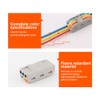 82Pcs Wiring Connector Conductor PCT Colorful Connecting Terminals with Bracket