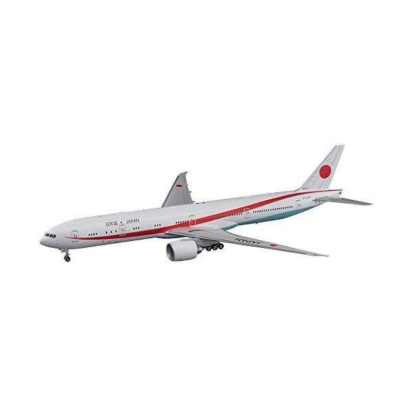 Hasegawa 000023 1/200 Boeing 777-300ER Japanese Government Air Transport Model Kit, Assorted