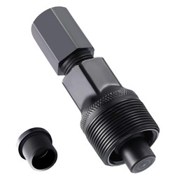 JeeGoWooss Bicycle Crank Remover, Bicycle Crank Puller, Cycling Square Crankset, Crank Arm Bottom Bracket Remover for Cycling Repair, Home Occasional Use (Black)