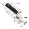 Floor Door Stop Pedal Door Stopper 33-59 mm Stainless Steel