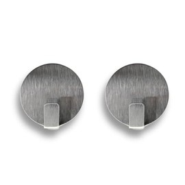 Waya Magnetic Hooks Set of 2 - Strong Hold & High Load Capacity - Fridge Magnet with Hooks - Stainless Steel