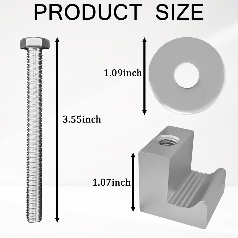 Hirificing 4PCS Truck Tool Box Mounting Kit, J Hook Truck