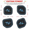 LAIKOU 4PCs Anti dust Mat Inserts Coaster fit for Jeep