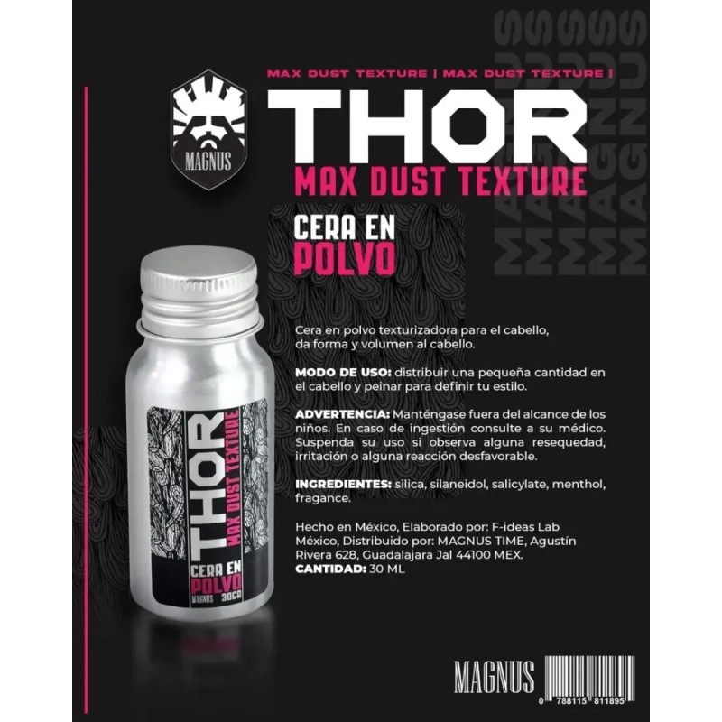 Pack 3 Ceras En Polvo Thor De Magnus Con Envio