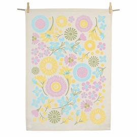 Earth Greetings Organic Cotton Tea Towel - Spring Gully