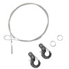 2pcs RC Metal Trailer Hook Aluminum Alloy Steel Rope Lightweight