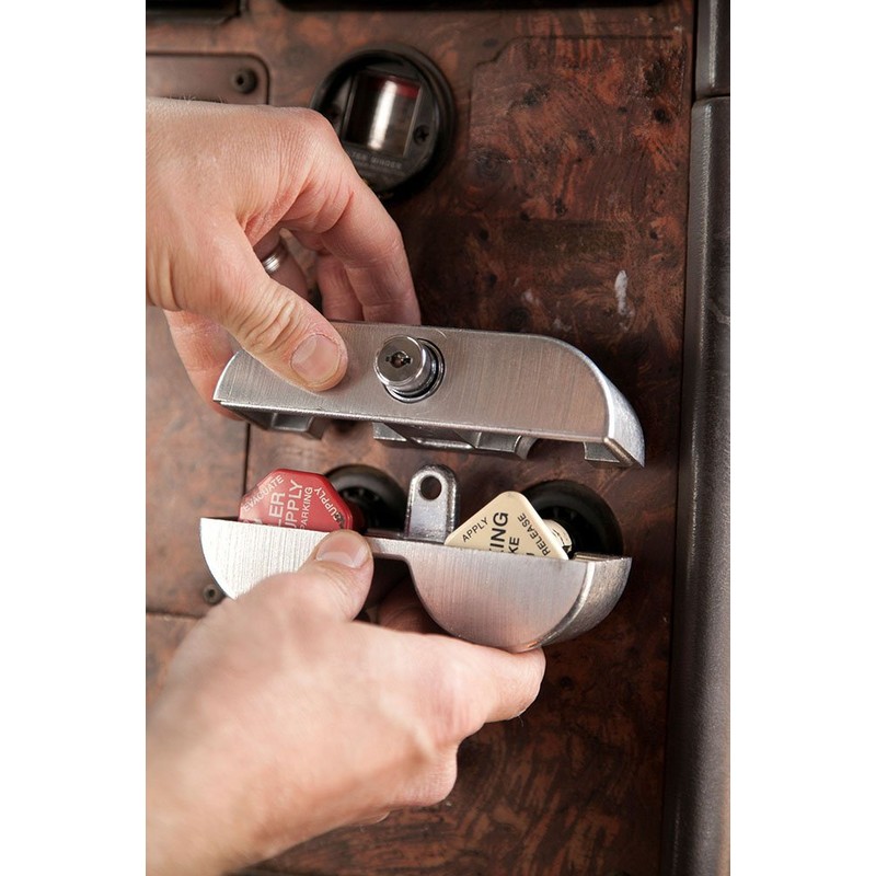 Jendyk YOKEMK4-KA Double Knob Tractor Air Brake Lock (Keyed Alike),