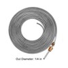 MuHize Brake Line Kit 25 ft 1/4" - Upgraded Zinc-Coated