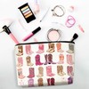 2pcs Western Makeup Bag Cowgirl Boots Cosmetic Bags for Women,
