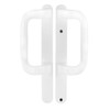 White Trojan Sliding Patio Door Handle Non Locking Dummy Set