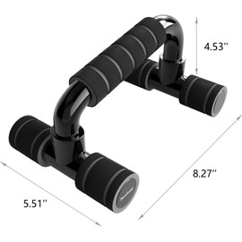 Pushup Handles Exercise Equipment (black-gray)