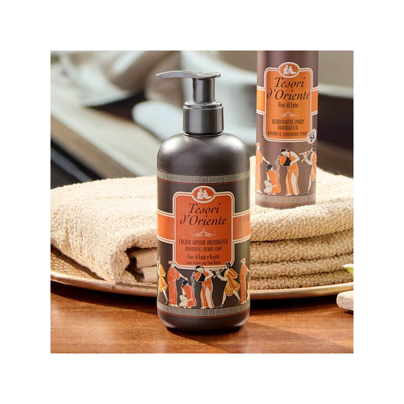 Tesori Doriente Cream Soap (Lotus Flower) 300ml / 테소리도리엔테 크림솝