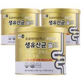 Seoul Pharmacist Credit Union Probiotics Live Lactobacillus Gold 250g 3 pieces 250g 3 pieces / 서울약사신협 프로바이오틱스 생유산균 골드 250g 3개 250g  3개
