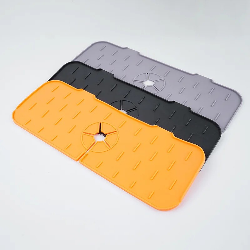 Toolzia Silicone Kitchen Sink Splash Guard Water Barrier