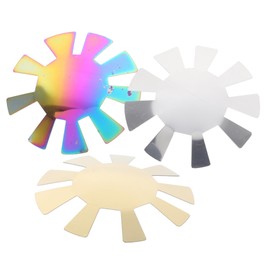 Outanaya Stainless Steel French Manicure Templates Nail Shaper Guide French Tip Tools 3pcs Set for Salon/beauty Parlor