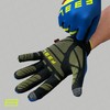 F33L SR3 Diamond Sim Racing Gloves - Blue/Yellow (Medium)