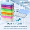 Vidaprime 10 Pieces Orthodontic Wax Tubes 350 Pieces Pre-Cut Teeth