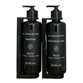 FRESH & CARE COLLECTION | Kit de Amenidades Hoteleras – Spiced Sandalwood & Tonka – Set de Jabón y Crema para Hoteles, Airbnb y Spa. 355ml