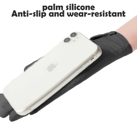 Guantes de Protección Solar Mujer 1Par,UPF 50+ Guantes de protección UV,apertura en 2 dedos guantes antideslizantes transpirables para Golf,Ciclismo y Manejar Apto para Touch Screen (Negro B)