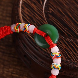 HEVIBK Women's Bracelets, Red Rope Agate Bracelets, Fashion Bracelets, Casual Bracelets, Braided Bracelets, Stone