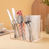 Utensil Holder Silverware Caddy Countertop Cutlery Organizer For Napkins Flatware