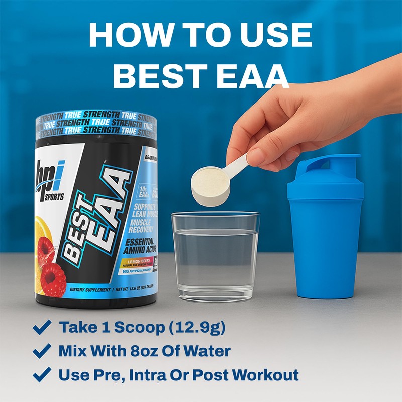 BPI Sports Essential Amino Acids EAA Powder - Pre, Intra
