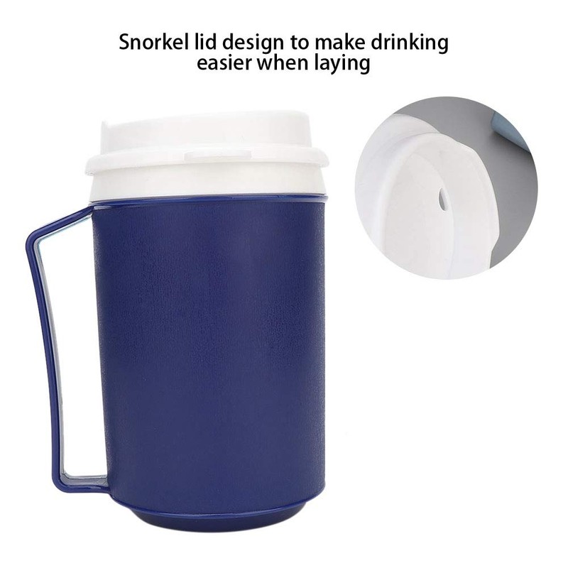 Demeras Insulated Mug Light-weight Elderly Insulated Mug for Easy-to-grasp Handle