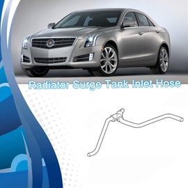 Fits 13-21 Camaro ATS CTS 2.0L Coolant Overflow Inlet & Oulet Hose. Engine Coolant Overflow Hose Recovery Tank Hose 84727330, Upper Radiator Surge Tank Inlet Hose Reservoir Hose 22908202