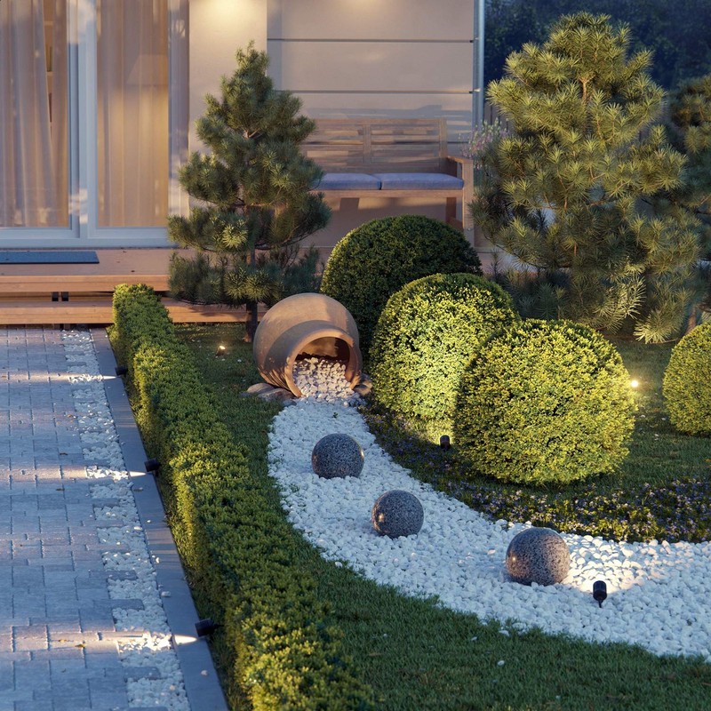 ledscom.de LED Garden Spotlight with Ground Spike for Outdoor Use,