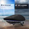 Heavy Duty Bass Boat Cover 900D, 21'2"-23' Marine Grade Waterproof