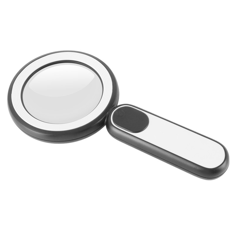8X Rechargeable Magnifying Glass with Light 21Led 3 Mode Magnifying