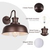 Diyel Solar Barn Light for Outside, Outdoor Wall Lights Solar