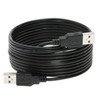 USB 2.0 Type Cable A Male to A Male Black/White