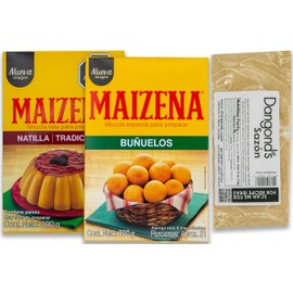 COMBO OF 2 - Buñuelos Mix Maizena (300g) Natilla Mix Maizena 300g (1 Box of Each)