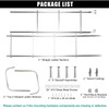 OUTPRIZE Universal Exterior RV Ladder, 7.6FT-8.4FT Aluminum Travel Trailer Ladder,