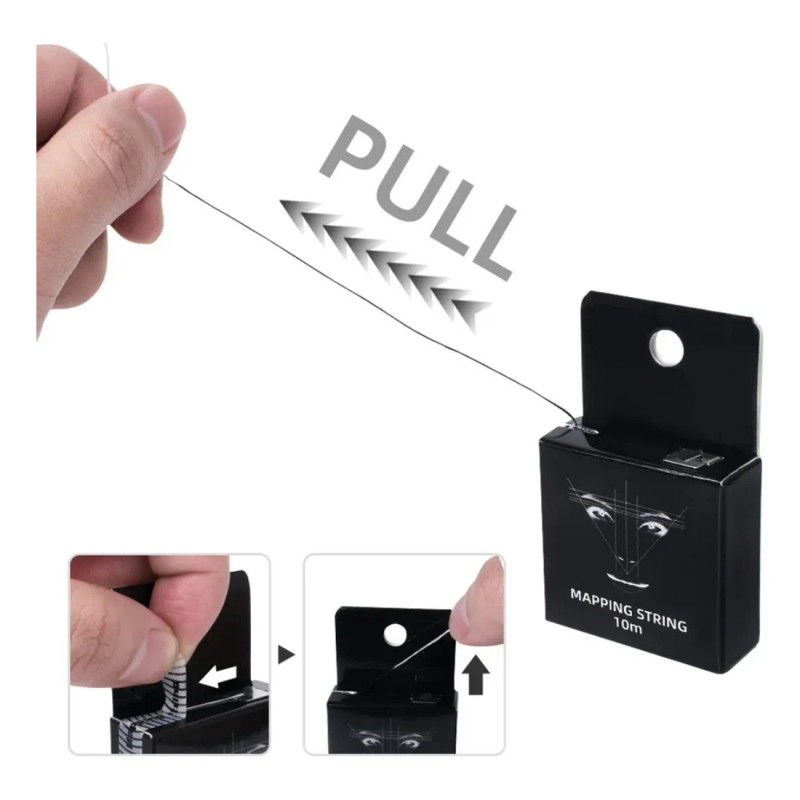 Hilo Entintado Para Diseño Mapeo De Cejas Microblading 2 Pz